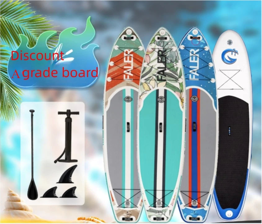 Experience the Thrill of the Waves with Our Inflatable PVC Surfboard - Perfect for All-Around Paddle Boarding Adventures!
