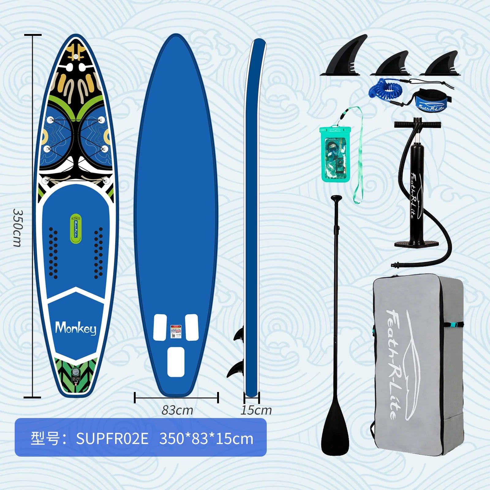 Experience the Thrill of the Waves with Our Inflatable PVC Surfboard - Perfect for All-Around Paddle Boarding Adventures!