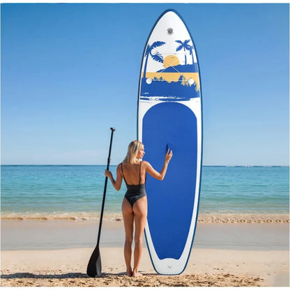 Experience the Thrill of the Waves with Our Inflatable PVC Surfboard - Perfect for All-Around Paddle Boarding Adventures!