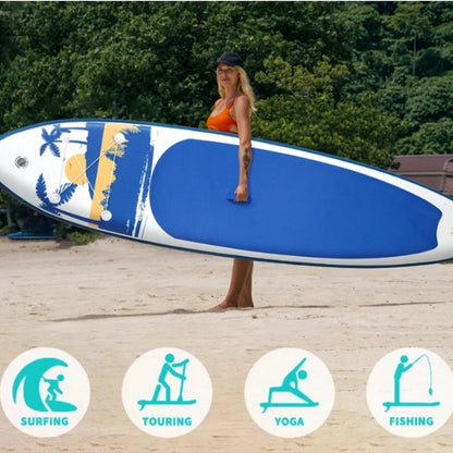 Experience the Thrill of the Waves with Our Inflatable PVC Surfboard - Perfect for All-Around Paddle Boarding Adventures!